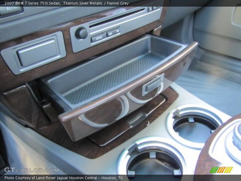 Titanium Silver Metallic / Flannel Grey 2007 BMW 7 Series 750i Sedan