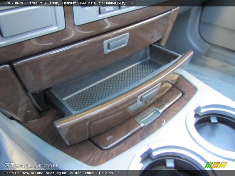 Titanium Silver Metallic / Flannel Grey 2007 BMW 7 Series 750i Sedan