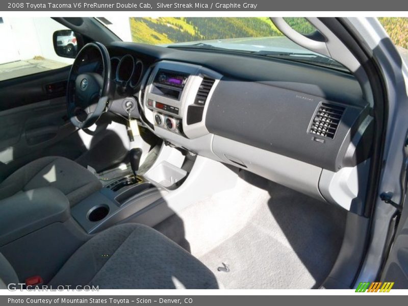 Silver Streak Mica / Graphite Gray 2008 Toyota Tacoma V6 PreRunner Double Cab