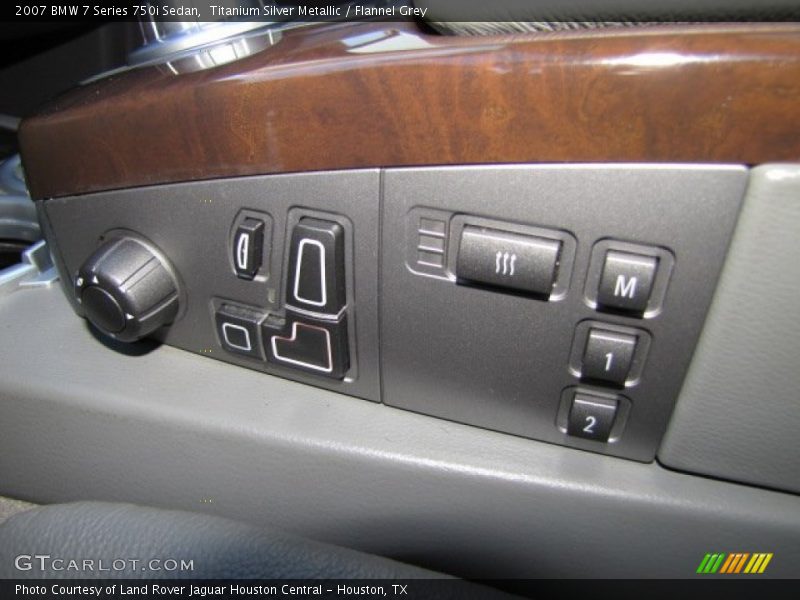 Titanium Silver Metallic / Flannel Grey 2007 BMW 7 Series 750i Sedan