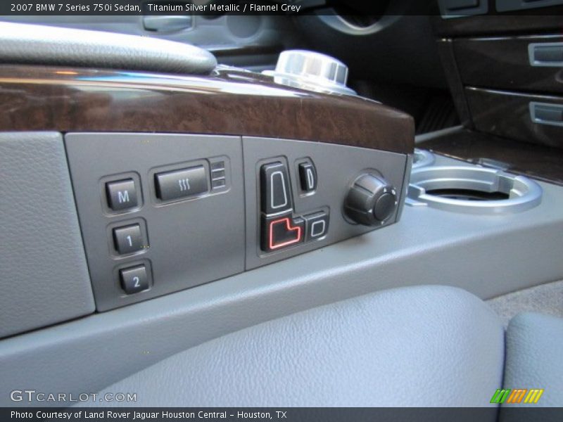 Titanium Silver Metallic / Flannel Grey 2007 BMW 7 Series 750i Sedan
