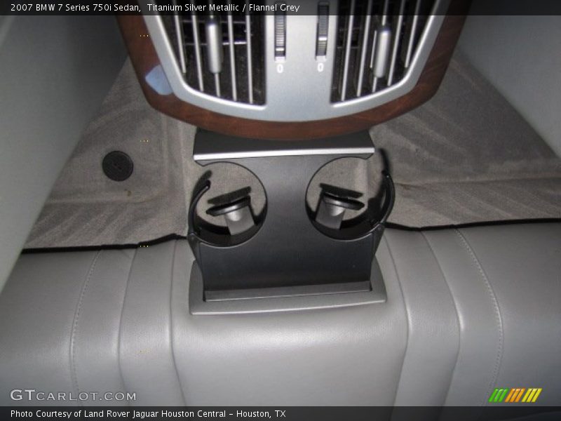 Titanium Silver Metallic / Flannel Grey 2007 BMW 7 Series 750i Sedan