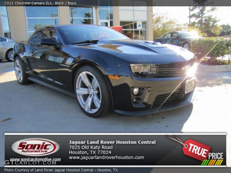 Black / Black 2013 Chevrolet Camaro ZL1
