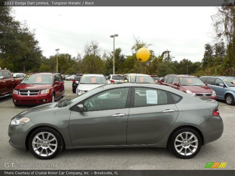 Tungsten Metallic / Black 2013 Dodge Dart Limited