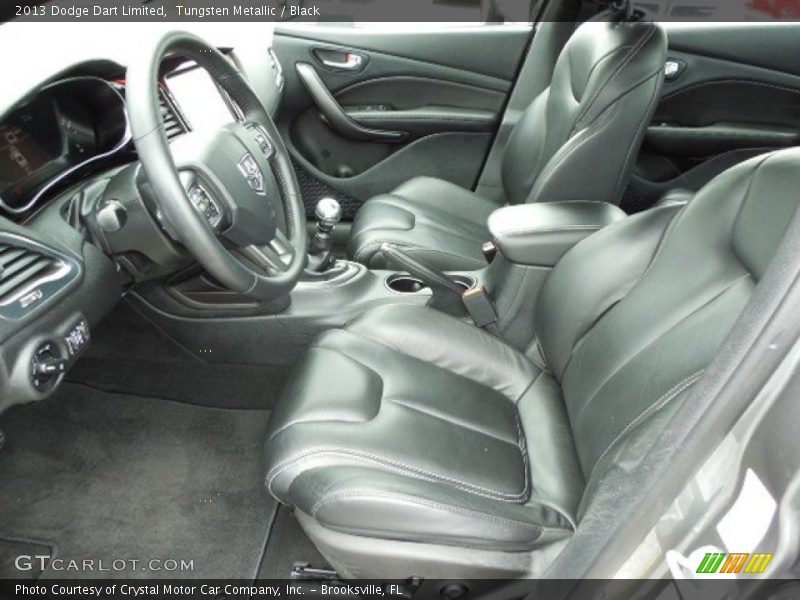 Tungsten Metallic / Black 2013 Dodge Dart Limited