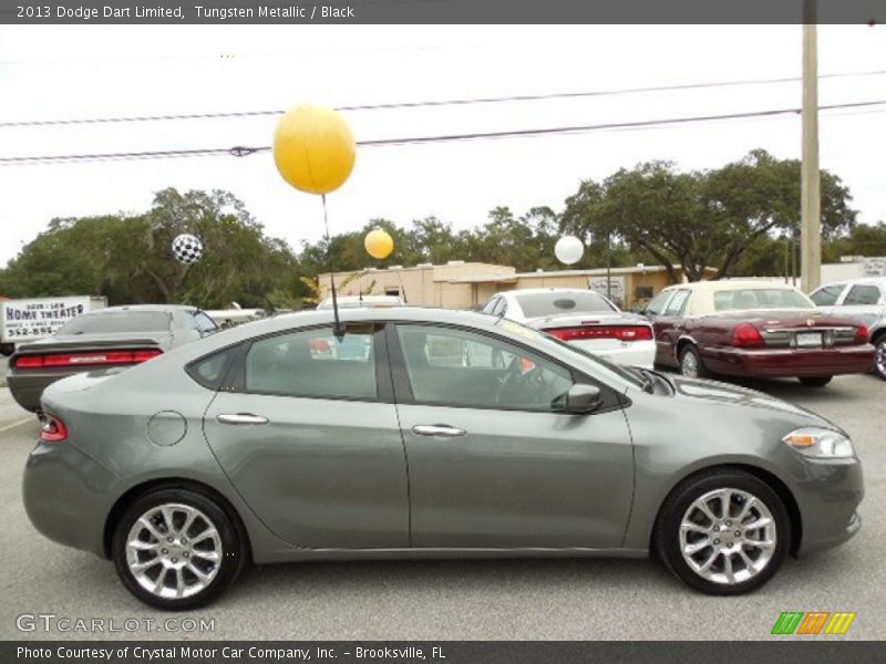 Tungsten Metallic / Black 2013 Dodge Dart Limited