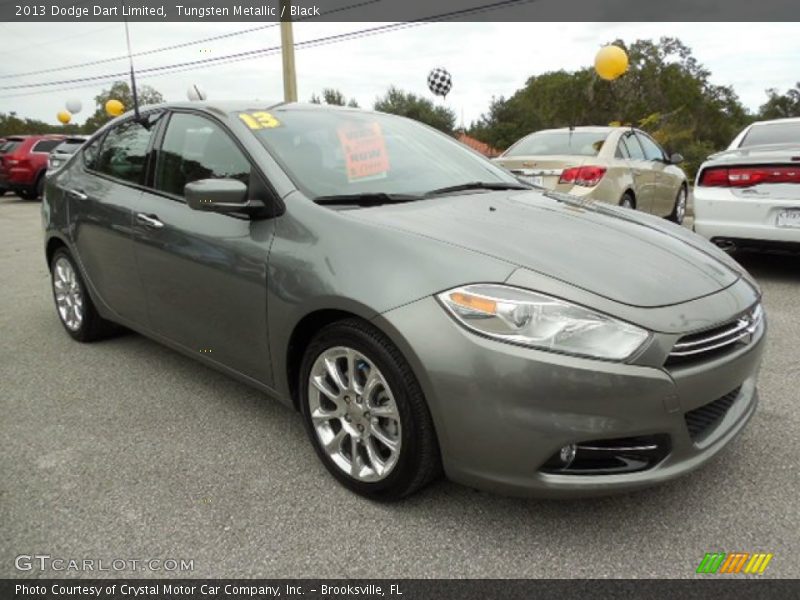 Tungsten Metallic / Black 2013 Dodge Dart Limited