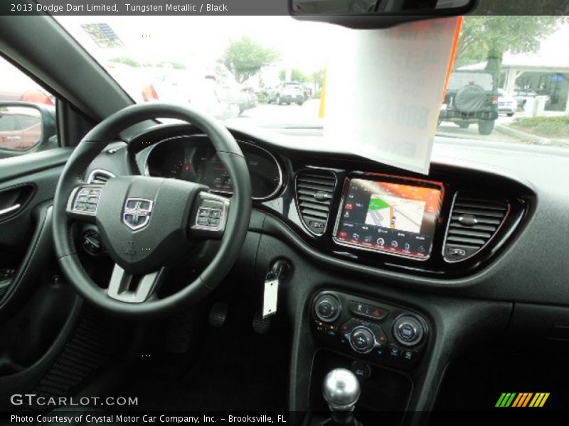 Tungsten Metallic / Black 2013 Dodge Dart Limited