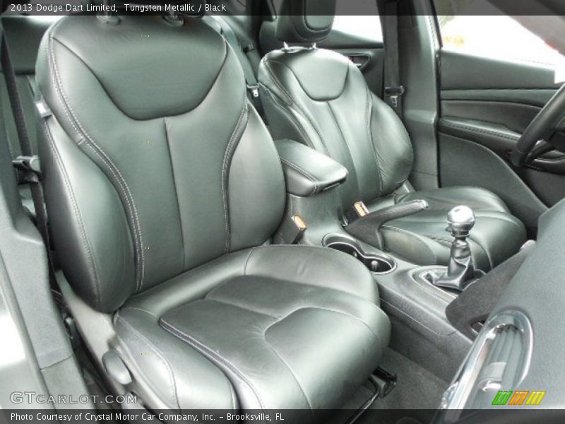 Tungsten Metallic / Black 2013 Dodge Dart Limited