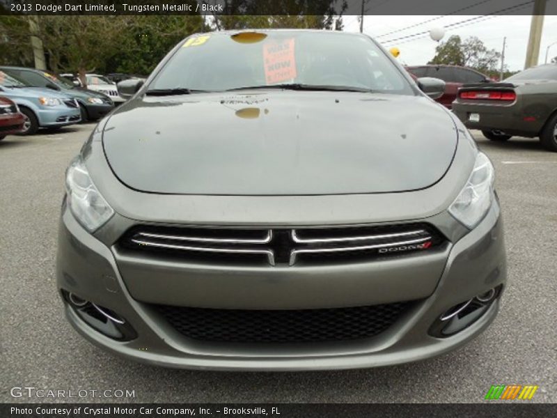 Tungsten Metallic / Black 2013 Dodge Dart Limited