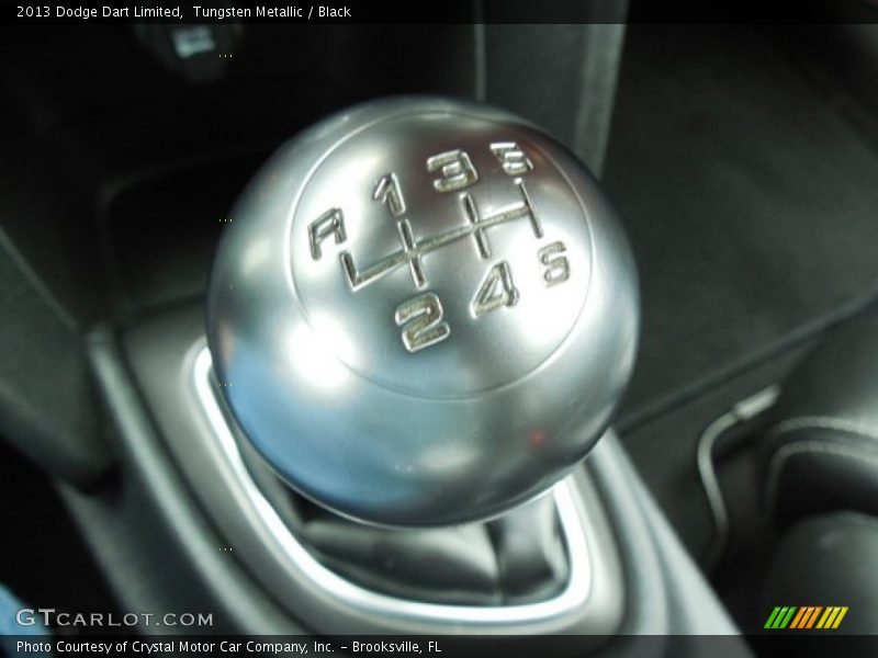 Tungsten Metallic / Black 2013 Dodge Dart Limited