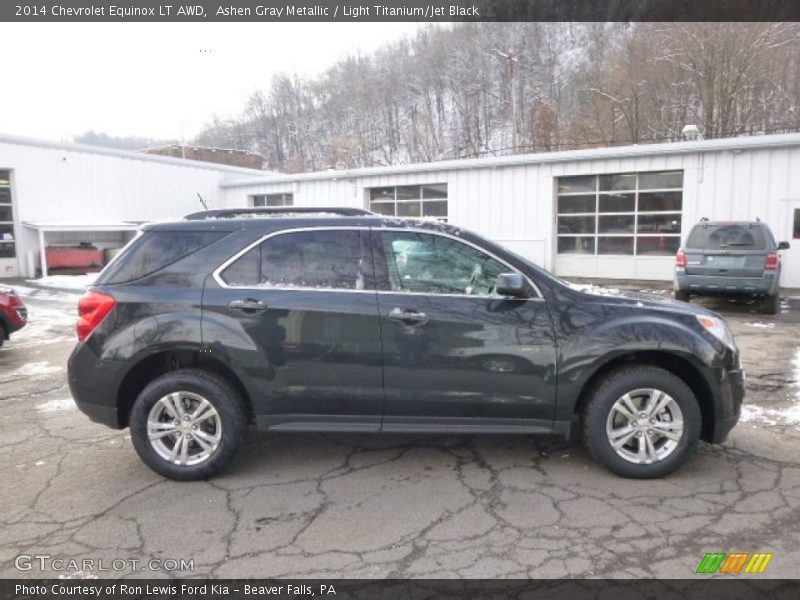 Ashen Gray Metallic / Light Titanium/Jet Black 2014 Chevrolet Equinox LT AWD