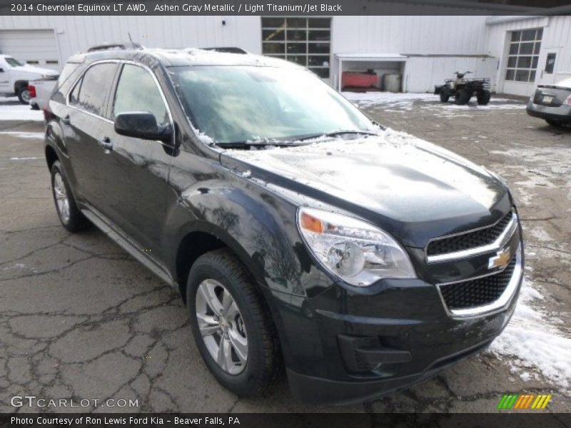 Ashen Gray Metallic / Light Titanium/Jet Black 2014 Chevrolet Equinox LT AWD