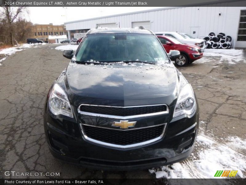 Ashen Gray Metallic / Light Titanium/Jet Black 2014 Chevrolet Equinox LT AWD