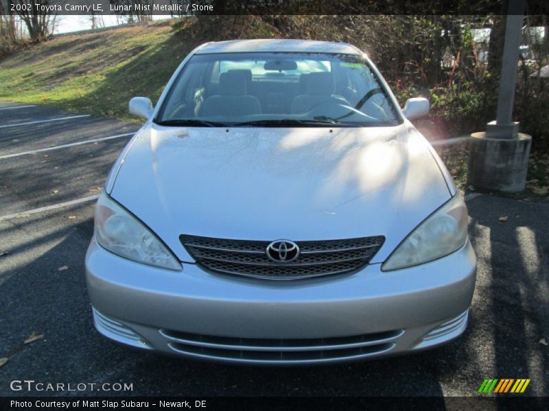 Lunar Mist Metallic / Stone 2002 Toyota Camry LE