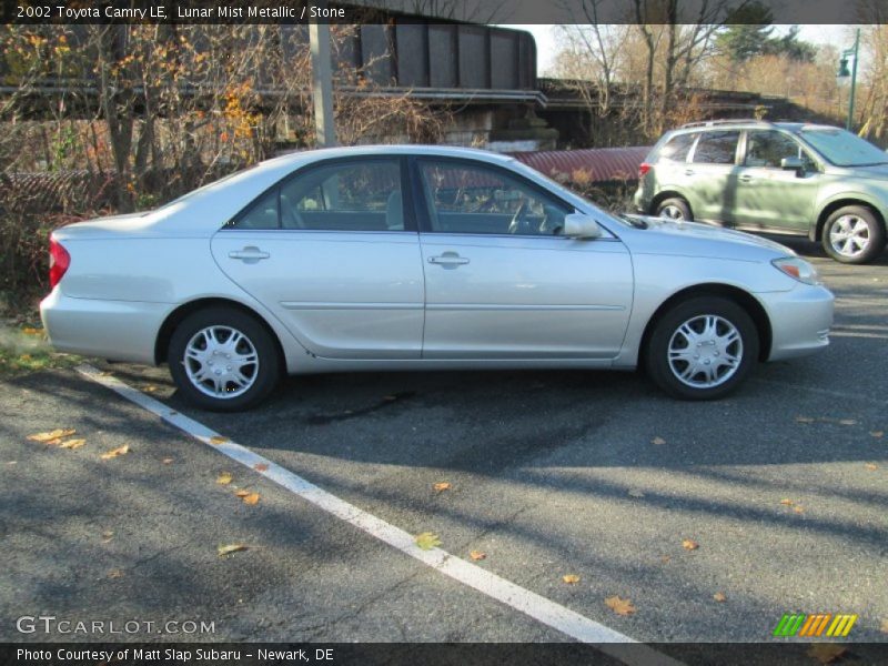 Lunar Mist Metallic / Stone 2002 Toyota Camry LE