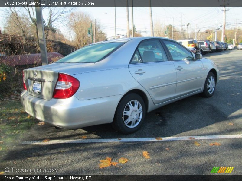 Lunar Mist Metallic / Stone 2002 Toyota Camry LE