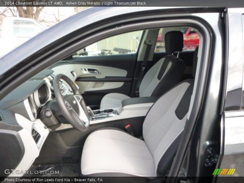 Ashen Gray Metallic / Light Titanium/Jet Black 2014 Chevrolet Equinox LT AWD