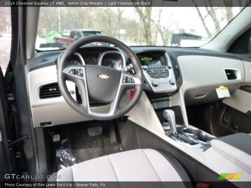 Ashen Gray Metallic / Light Titanium/Jet Black 2014 Chevrolet Equinox LT AWD