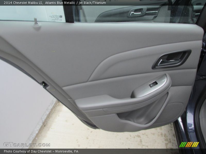Atlantis Blue Metallic / Jet Black/Titanium 2014 Chevrolet Malibu LS