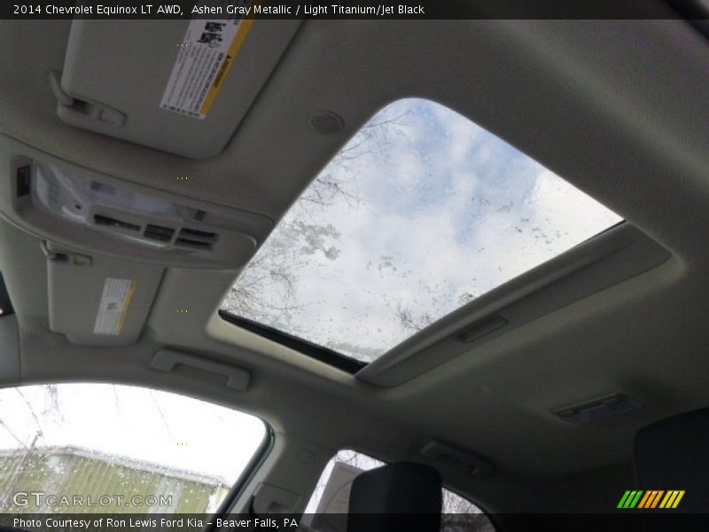 Ashen Gray Metallic / Light Titanium/Jet Black 2014 Chevrolet Equinox LT AWD
