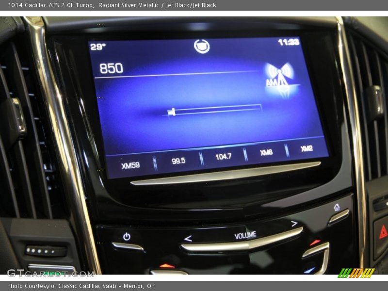 Radiant Silver Metallic / Jet Black/Jet Black 2014 Cadillac ATS 2.0L Turbo