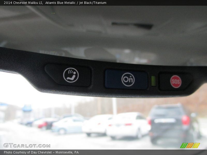Atlantis Blue Metallic / Jet Black/Titanium 2014 Chevrolet Malibu LS