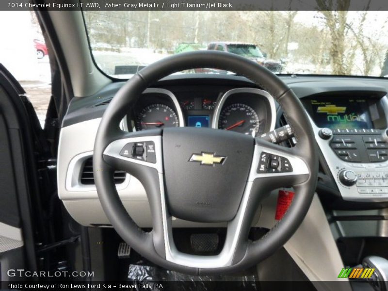 Ashen Gray Metallic / Light Titanium/Jet Black 2014 Chevrolet Equinox LT AWD
