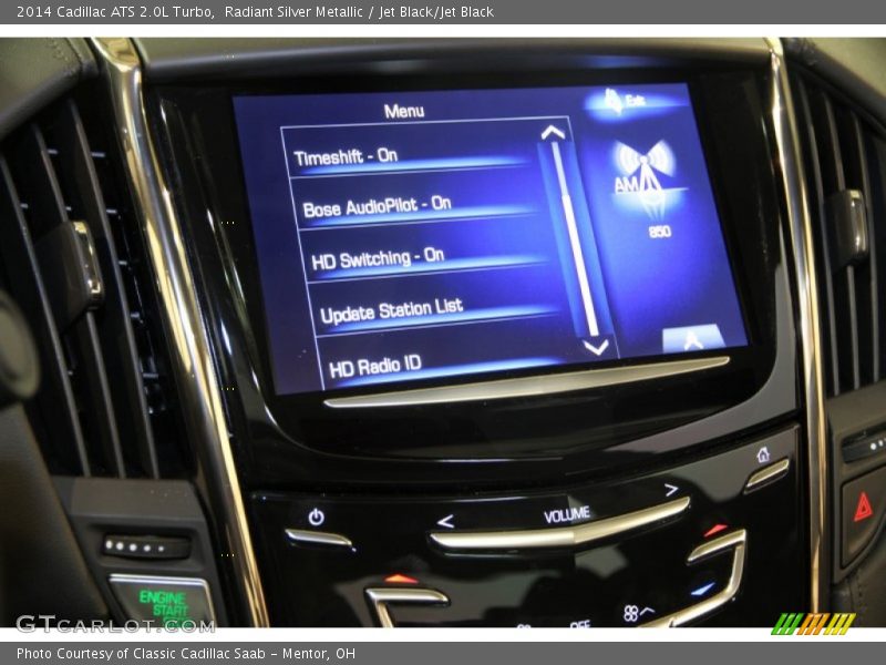 Radiant Silver Metallic / Jet Black/Jet Black 2014 Cadillac ATS 2.0L Turbo