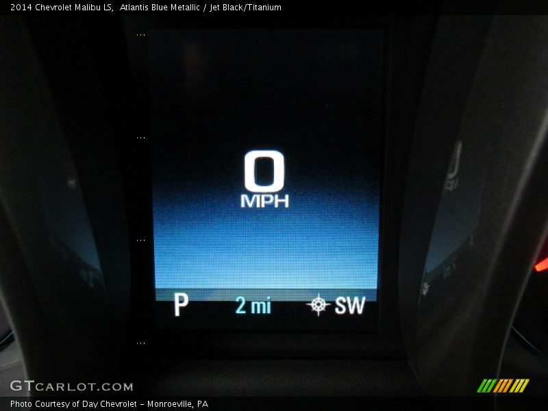 Atlantis Blue Metallic / Jet Black/Titanium 2014 Chevrolet Malibu LS
