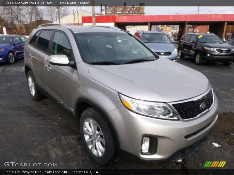 Satin Metal / Black 2014 Kia Sorento EX V6 AWD