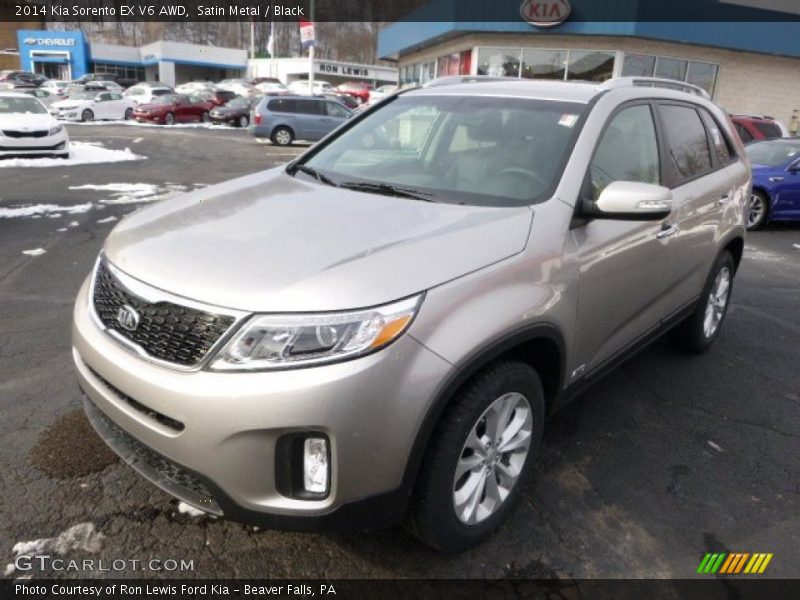Satin Metal / Black 2014 Kia Sorento EX V6 AWD