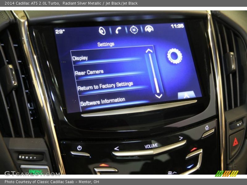 Radiant Silver Metallic / Jet Black/Jet Black 2014 Cadillac ATS 2.0L Turbo