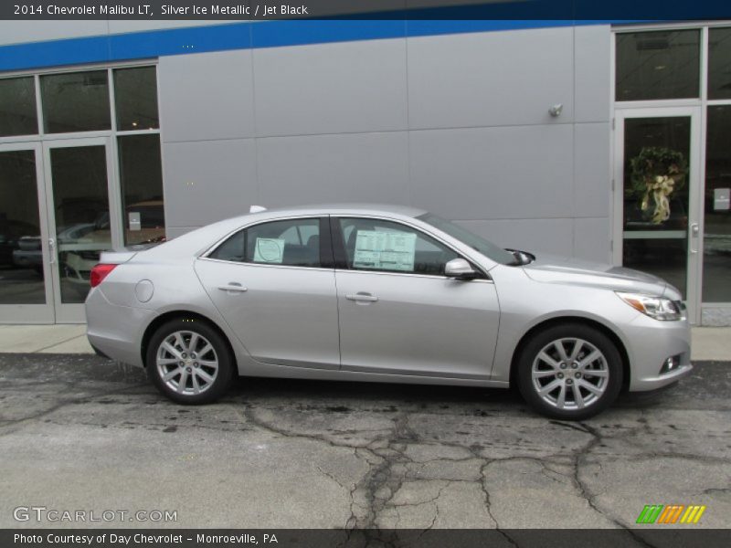 Silver Ice Metallic / Jet Black 2014 Chevrolet Malibu LT