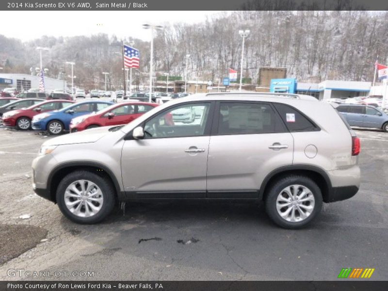 Satin Metal / Black 2014 Kia Sorento EX V6 AWD