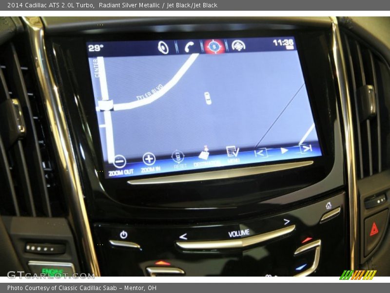 Radiant Silver Metallic / Jet Black/Jet Black 2014 Cadillac ATS 2.0L Turbo