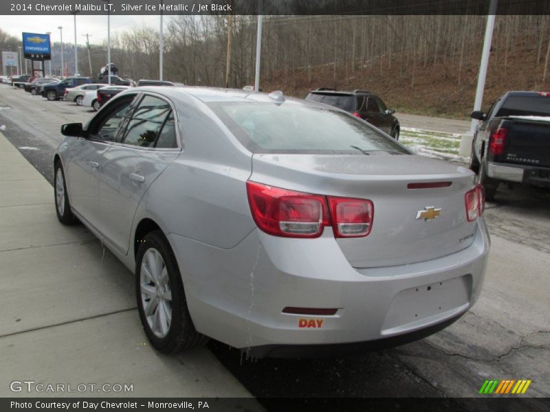 Silver Ice Metallic / Jet Black 2014 Chevrolet Malibu LT