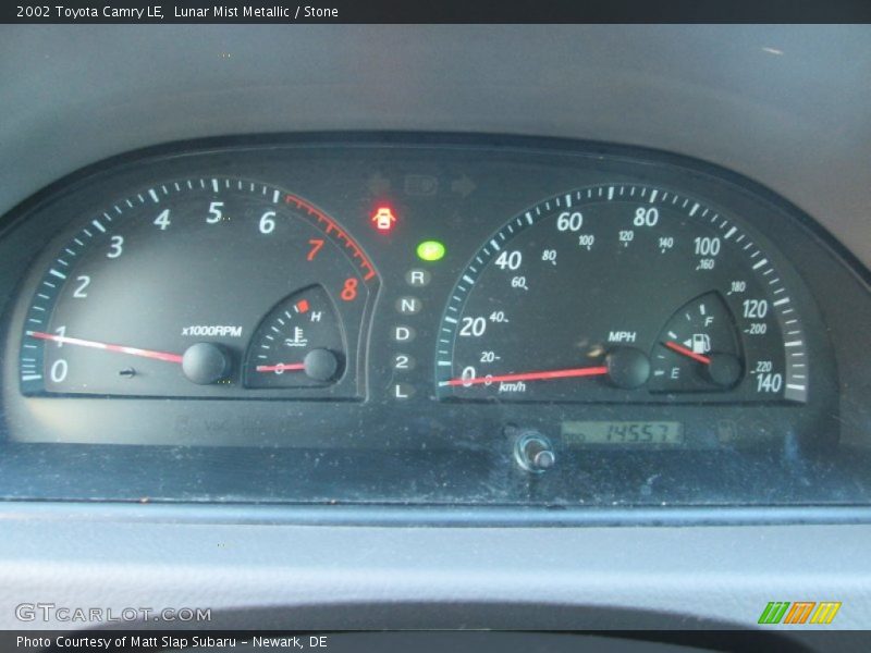 Lunar Mist Metallic / Stone 2002 Toyota Camry LE