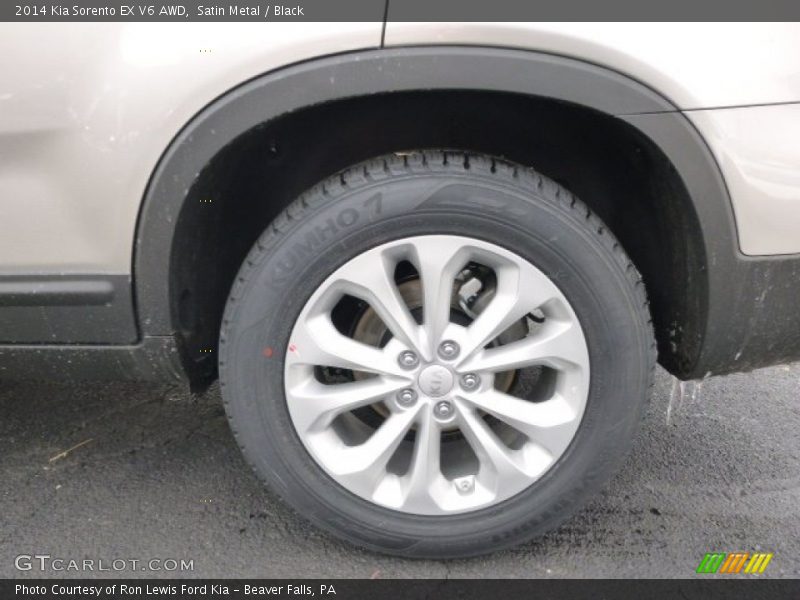 Satin Metal / Black 2014 Kia Sorento EX V6 AWD