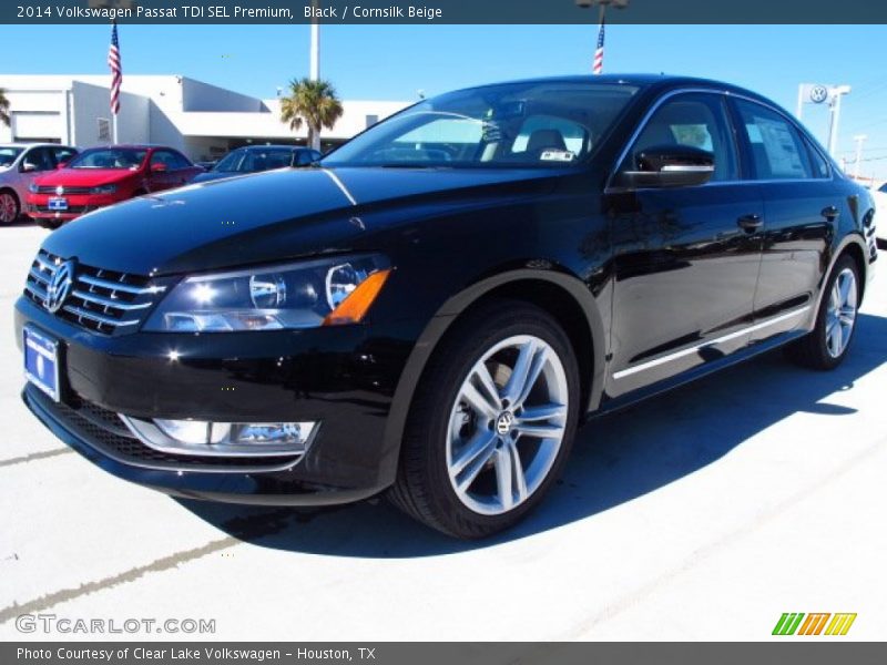Black / Cornsilk Beige 2014 Volkswagen Passat TDI SEL Premium