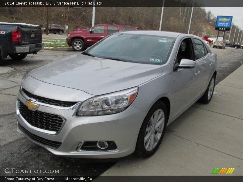 Silver Ice Metallic / Jet Black 2014 Chevrolet Malibu LT
