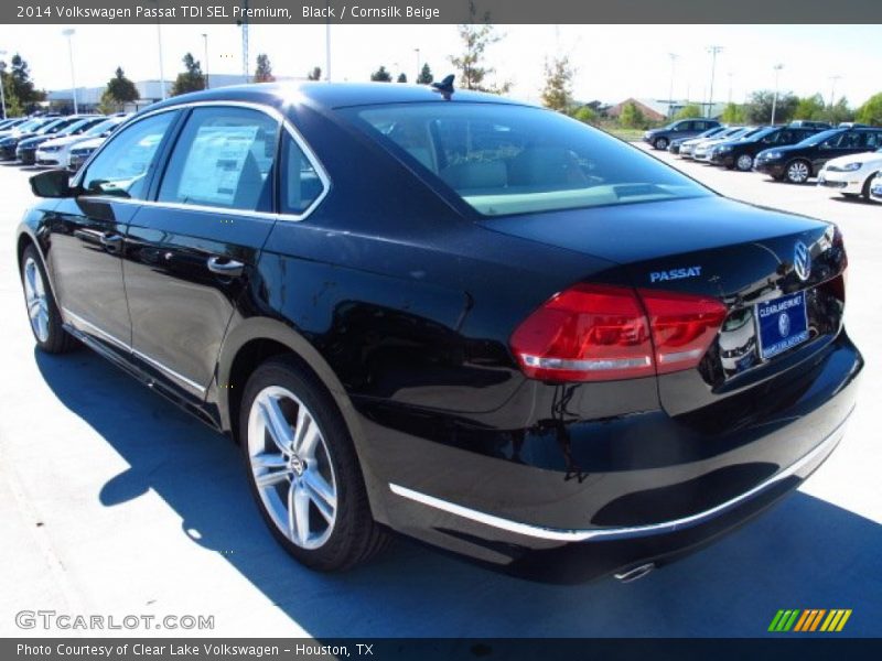 Black / Cornsilk Beige 2014 Volkswagen Passat TDI SEL Premium