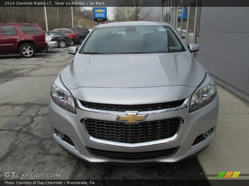 Silver Ice Metallic / Jet Black 2014 Chevrolet Malibu LT