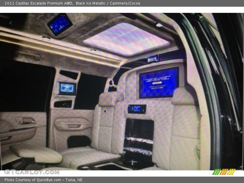 Black Ice Metallic / Cashmere/Cocoa 2011 Cadillac Escalade Premium AWD