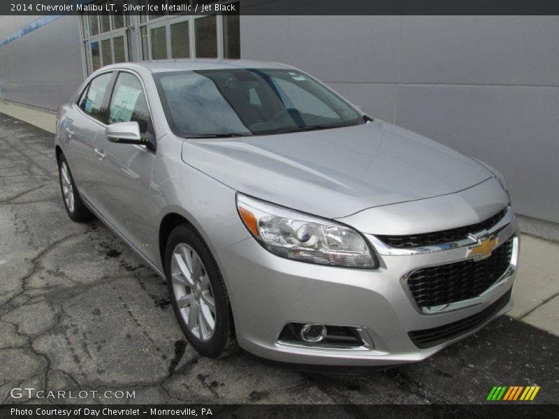 Silver Ice Metallic / Jet Black 2014 Chevrolet Malibu LT