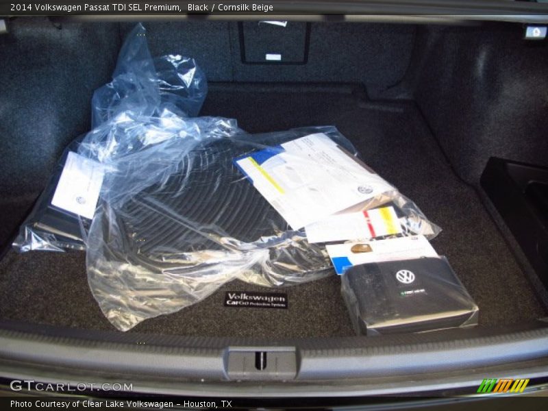 Black / Cornsilk Beige 2014 Volkswagen Passat TDI SEL Premium