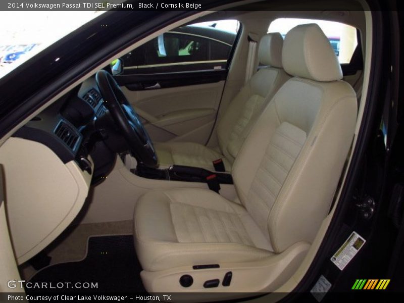 Black / Cornsilk Beige 2014 Volkswagen Passat TDI SEL Premium