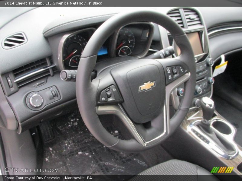 Silver Ice Metallic / Jet Black 2014 Chevrolet Malibu LT