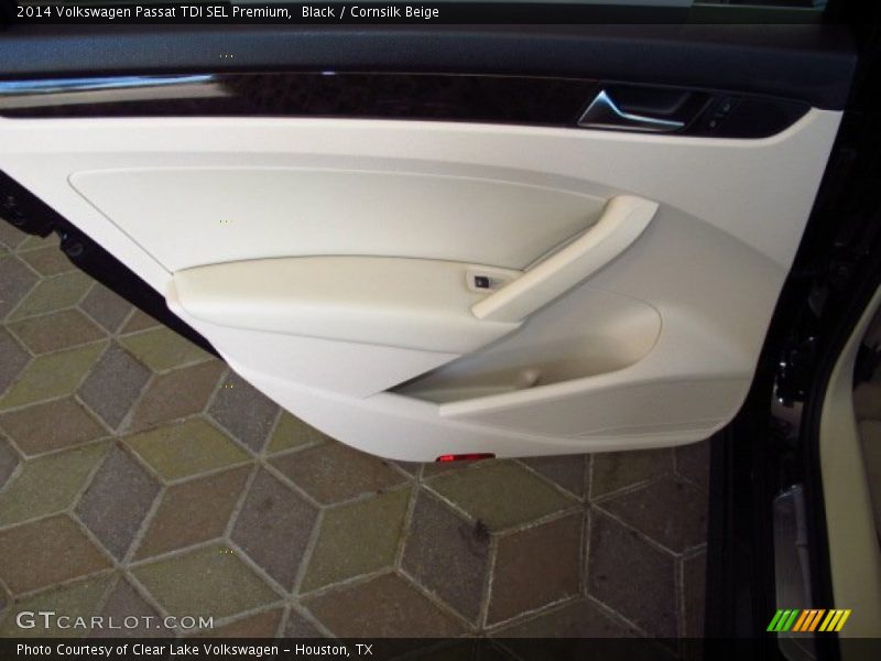 Black / Cornsilk Beige 2014 Volkswagen Passat TDI SEL Premium