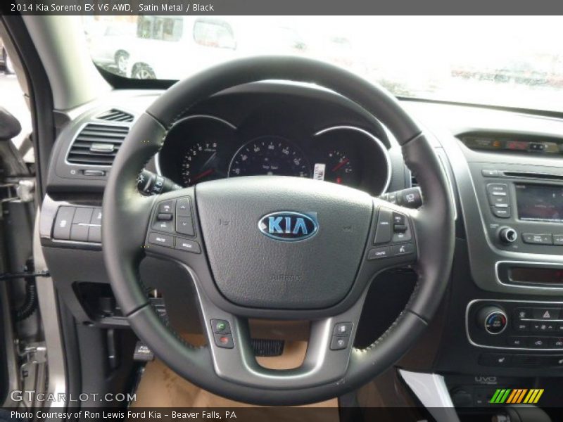 Satin Metal / Black 2014 Kia Sorento EX V6 AWD